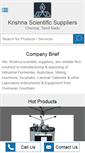 Mobile Screenshot of krishnascientificsuppliers.com